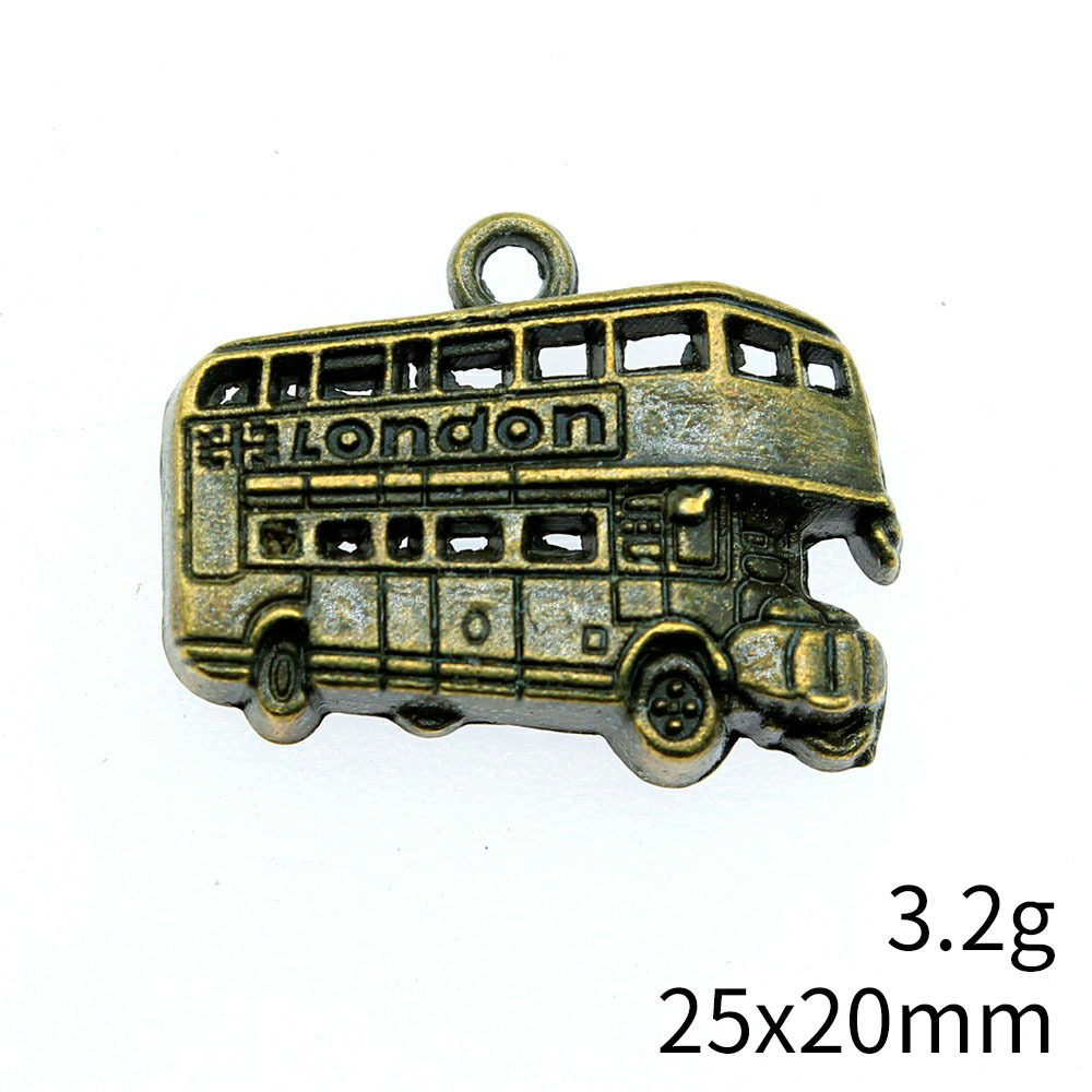 Jewelry Making In London - 10pcs 25x20mm 2 Colors Antique Silver