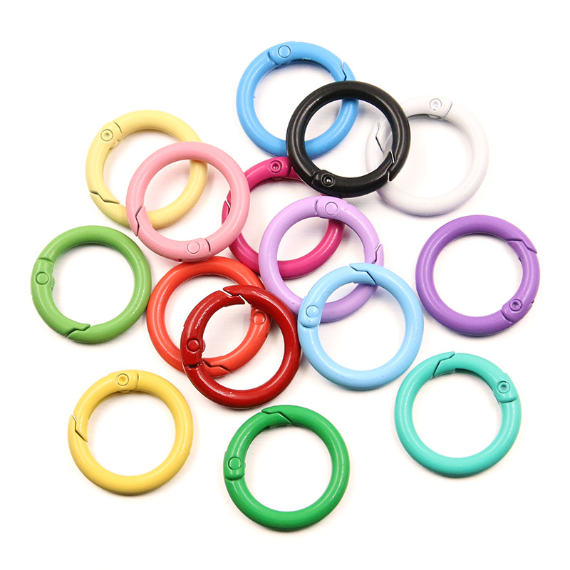 Jewelry Making Hardware - 5-20pcs Colorful Spring O Rings Round