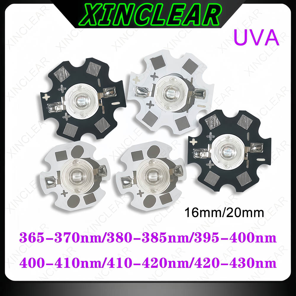 Jewelry Making Board - 3W UVA LED Chips UVA 370nm