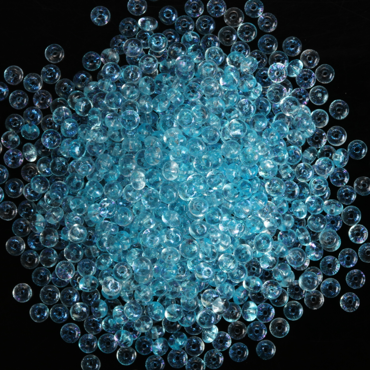 Jewelry Making Classes - 2x4mm AB Glitter Abacus Class Beads,