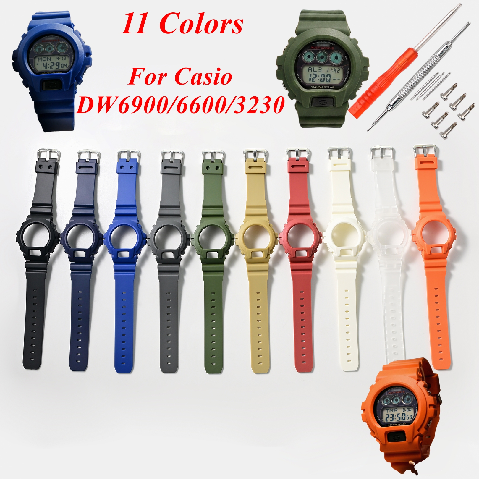 Jewelry Making Hand Tools - For Casio G-SHOCK DW69000/6930/6600/3230 Transparent‌ Watch