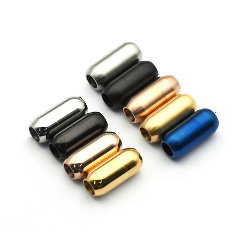 Jewelry Making Hardware - 5Pcs/Lot Stainless Steel Magnetic Clasps End