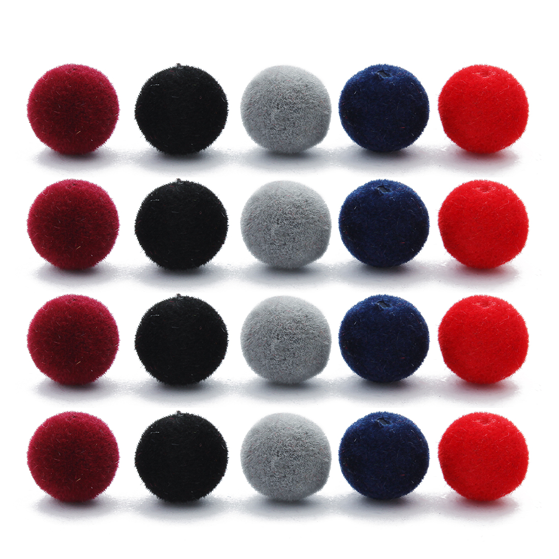 Bead Mat Velvet - 100pcs/lot Deep Color Velvet Surface Resin