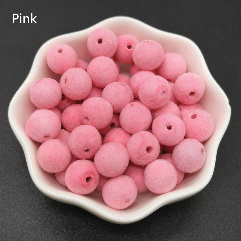 Bead Mat Velvet - 500gram 10mm Velvet Beads Acrylic Round