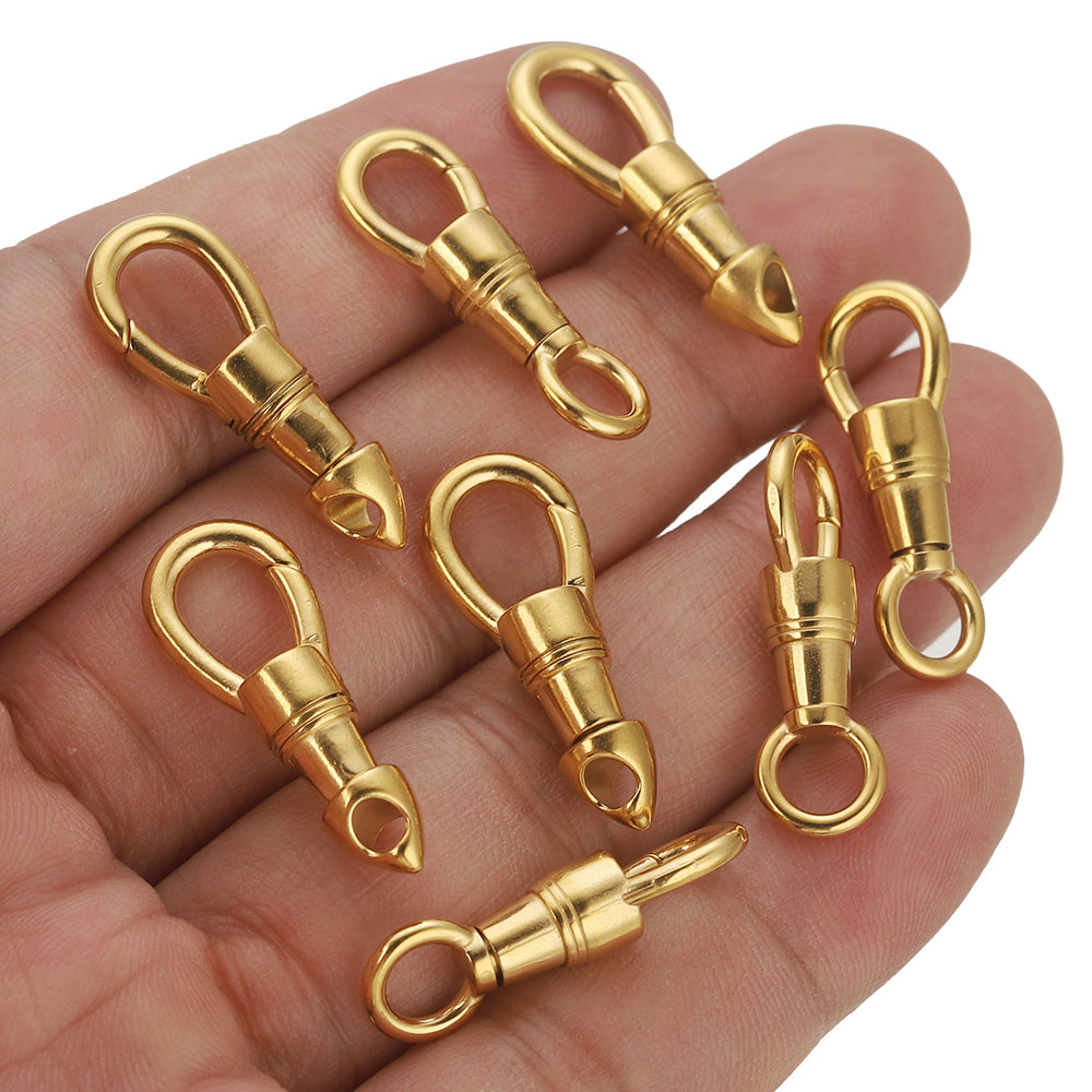 2pcs/lot Stainless Steel Bag K - Jewelry Making Hardware ulasan dan harga
