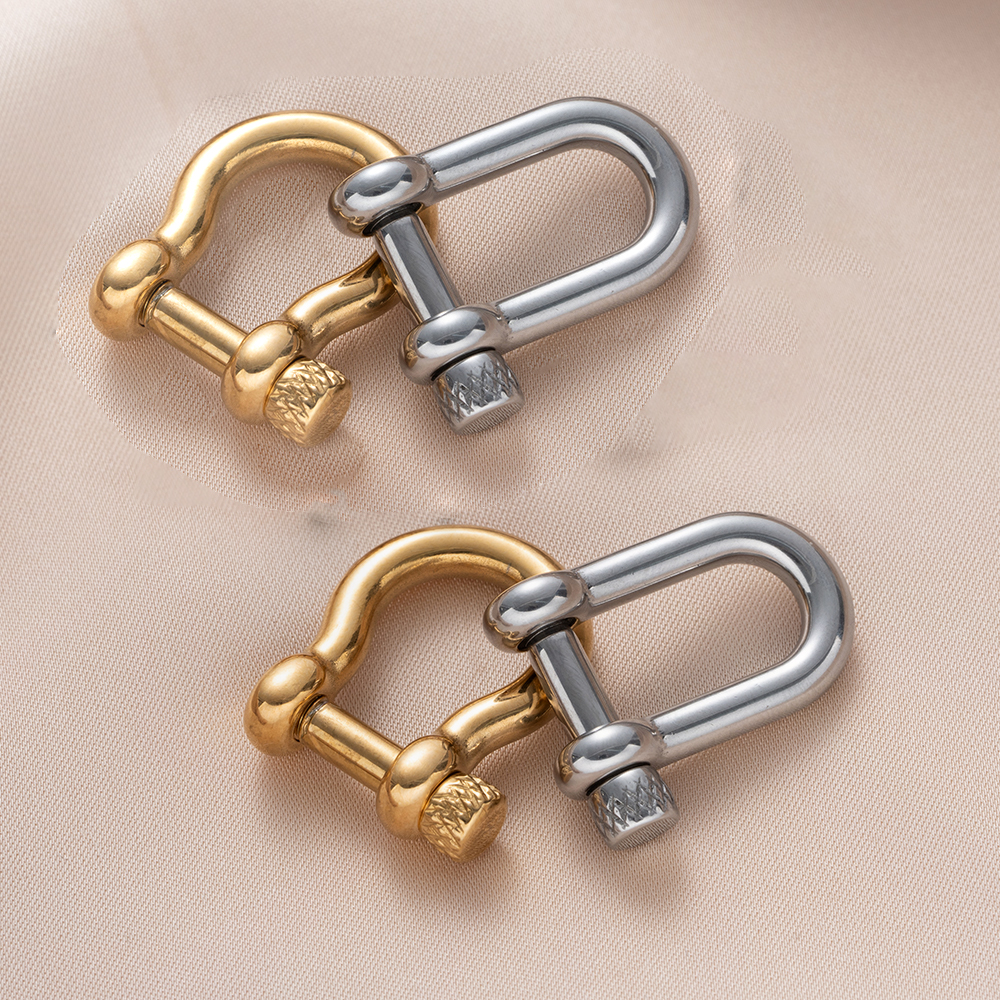 1pcs 304 Stainless Steel D-Rin - Jewelry Making Hardware ulasan dan harga