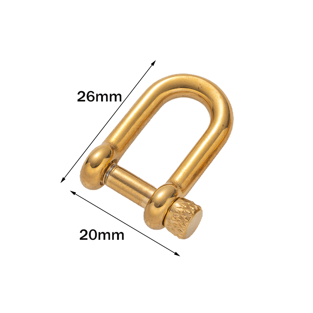 1pcs 304 Stainless Steel D-Rin - Jewelry Making Hardware ulasan dan harga