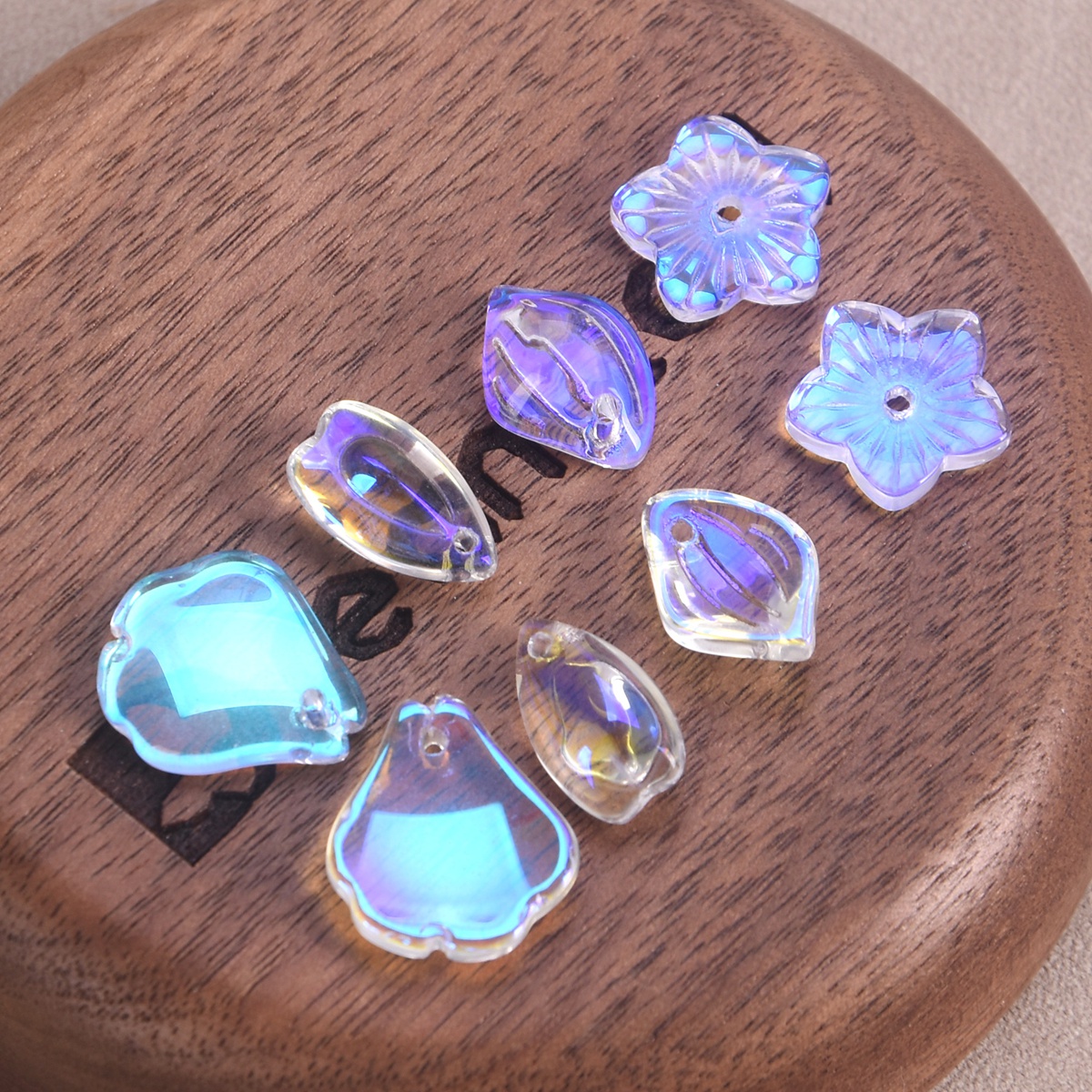 10pcs Clear Aurora Moonlight C - Jewelry Making Qc ulasan dan harga
