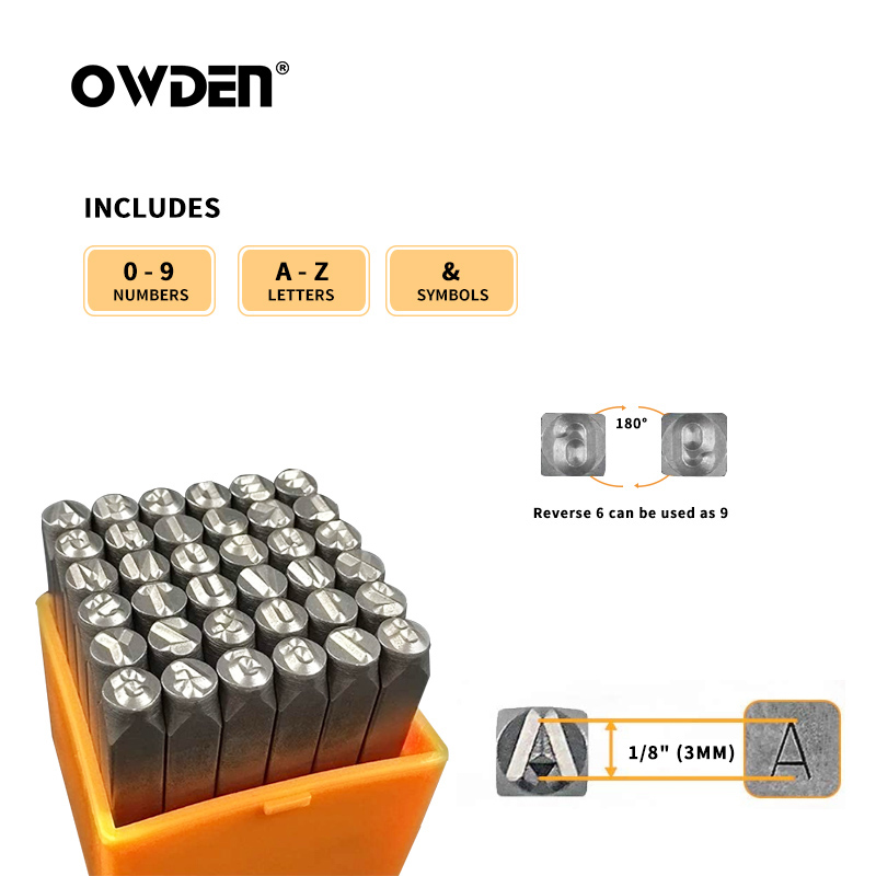 OWDEN 36Pcs 3mm Steel Metal St - Jewelry Making Hand Tools ulasan dan harga