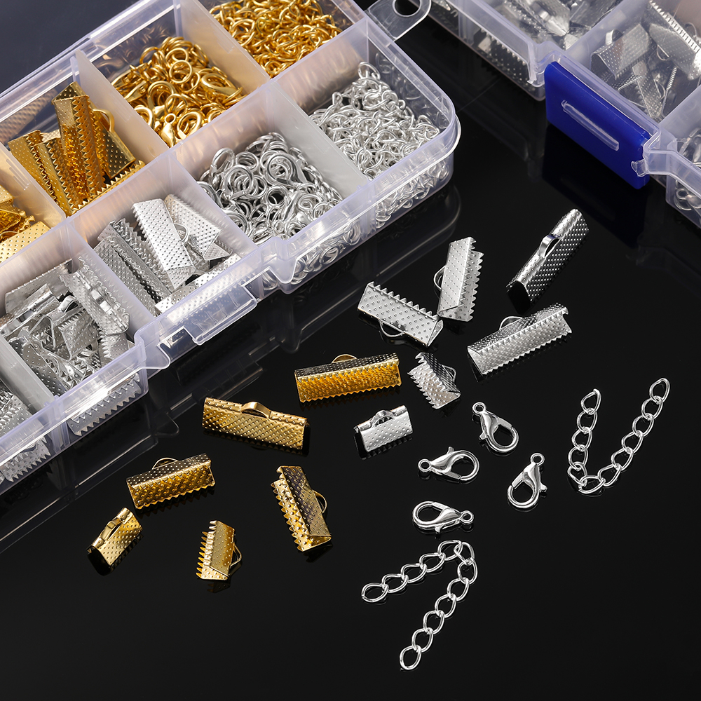 10 Grids Alloy Accessories Set - Jewelry Making Ring Tool ulasan dan harga