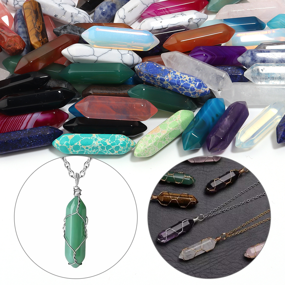 5PC Natural Gem Stone Quartz C - Jewelry Making Gemstones ulasan dan harga