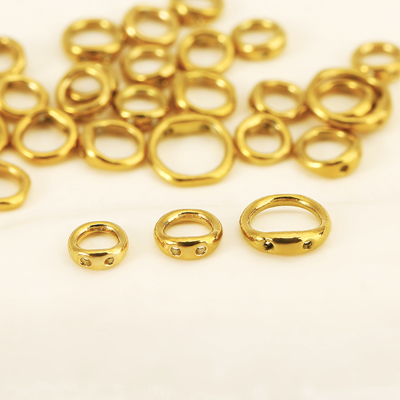 30pcs 5/6/8mm Stainless Steel  - Jewelry Making Metal Supplies ulasan dan harga