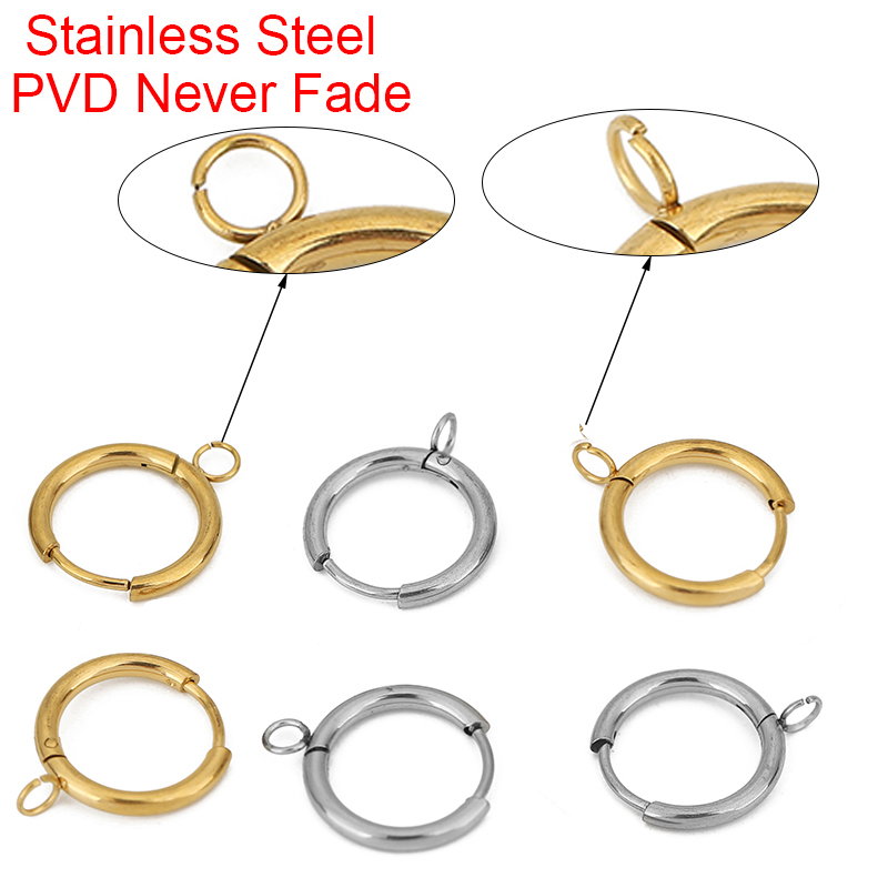 10pcs PVD Never Fade Earrings  - Jewelry Making Hardware ulasan dan harga