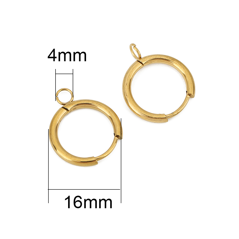 10pcs PVD Never Fade Earrings  - Jewelry Making Hardware ulasan dan harga
