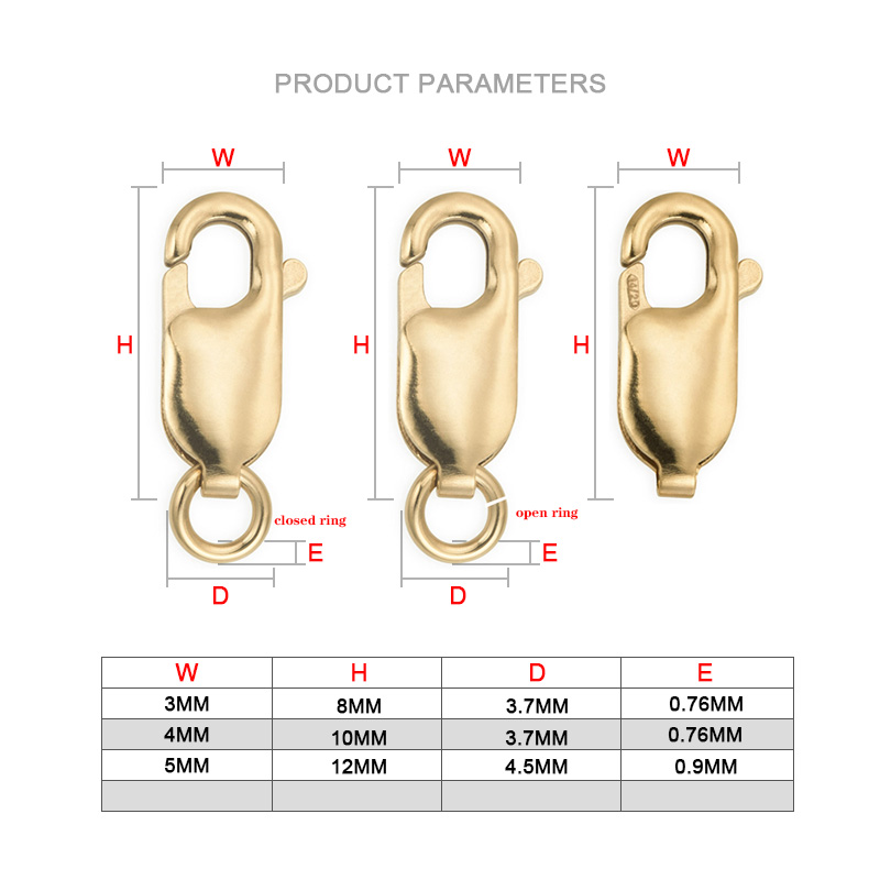 Lobster Clasp 14K Gold Filled  - Jewelry Making Ring Tool ulasan dan harga