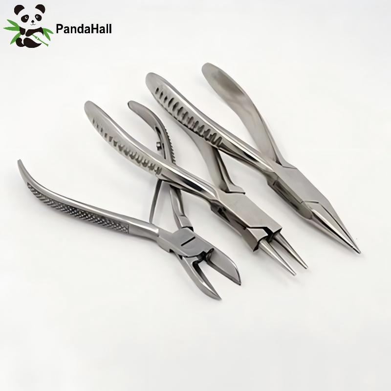 PandaHall 3pcs/set Carbon Stee - Jewelry Making Loop Pliers ulasan dan harga