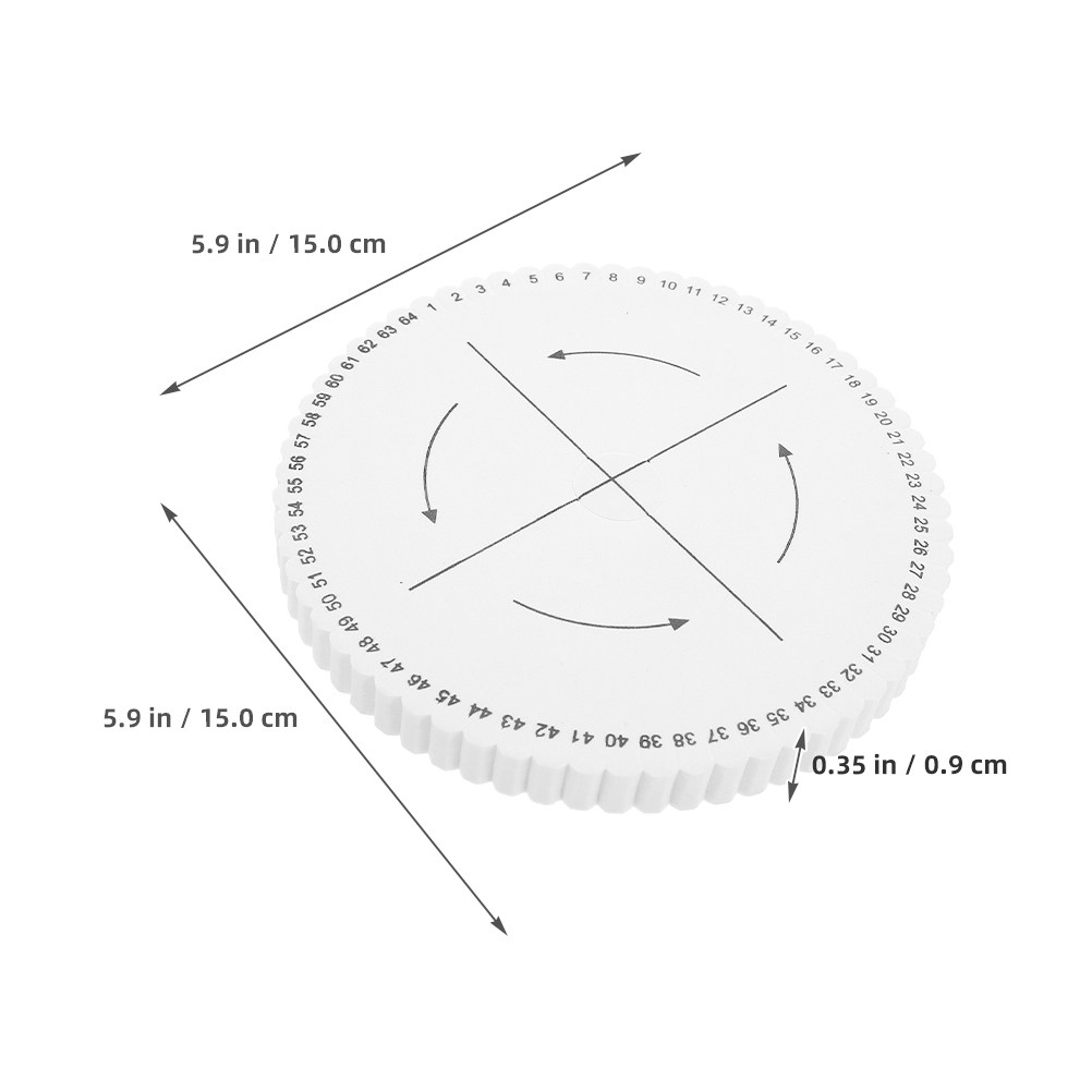 5Pcs Braiding Disk Round Kumih - Jewelry Making Board ulasan dan harga