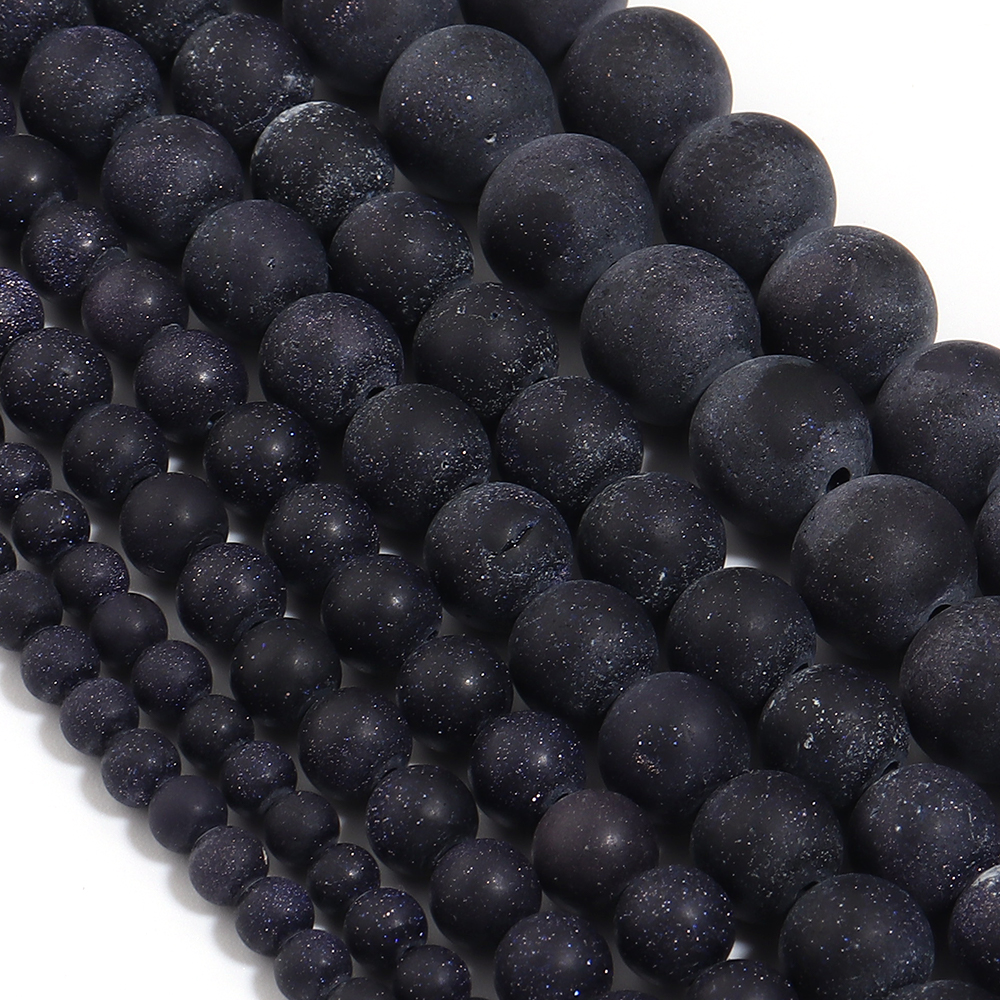 Natural Matte Black Sandstone  - Jewelry Making Gemstones ulasan dan harga