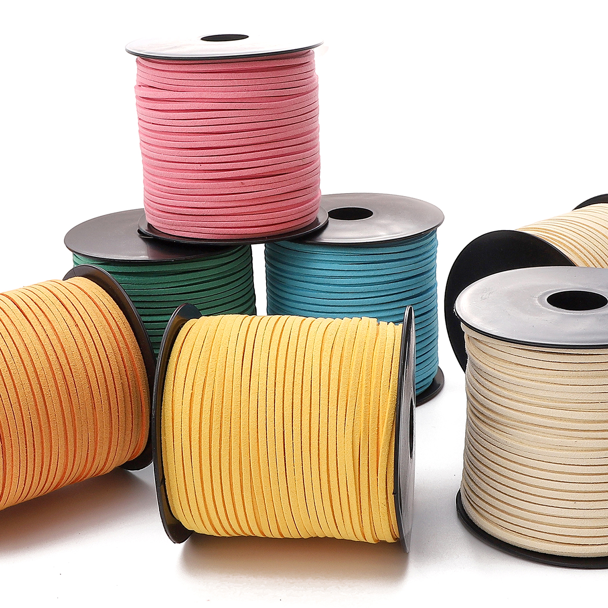 3mm Faux Suede Braided Cord Ko - Bead Mat Velvet ulasan dan harga