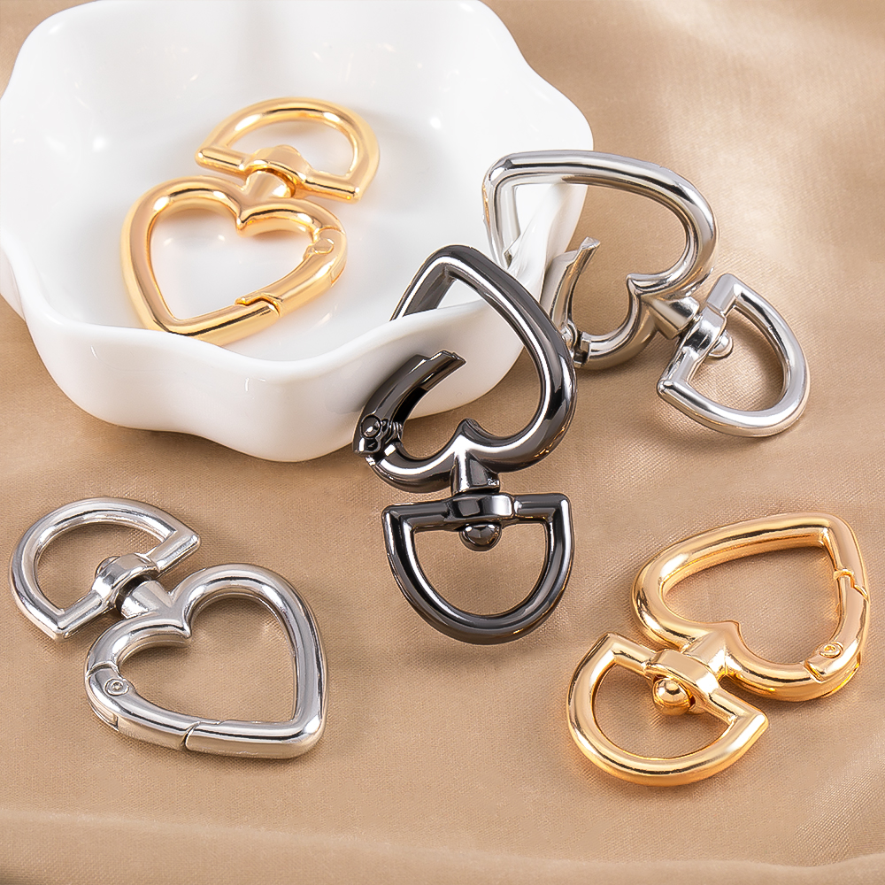 5/1Pcs/lot Heart Shape Metal S - Jewelry Making Metal Supplies ulasan dan harga