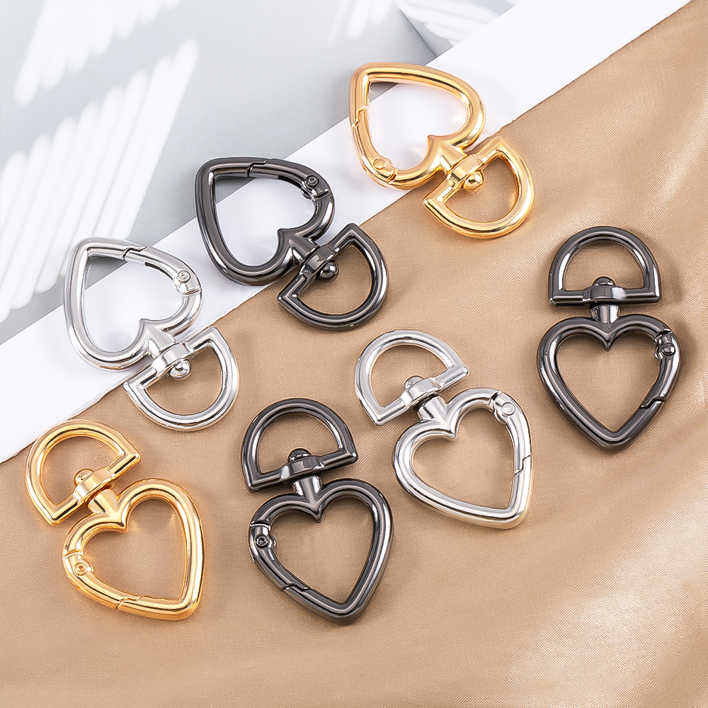 5/1Pcs/lot Heart Shape Metal S - Jewelry Making Metal Supplies ulasan dan harga