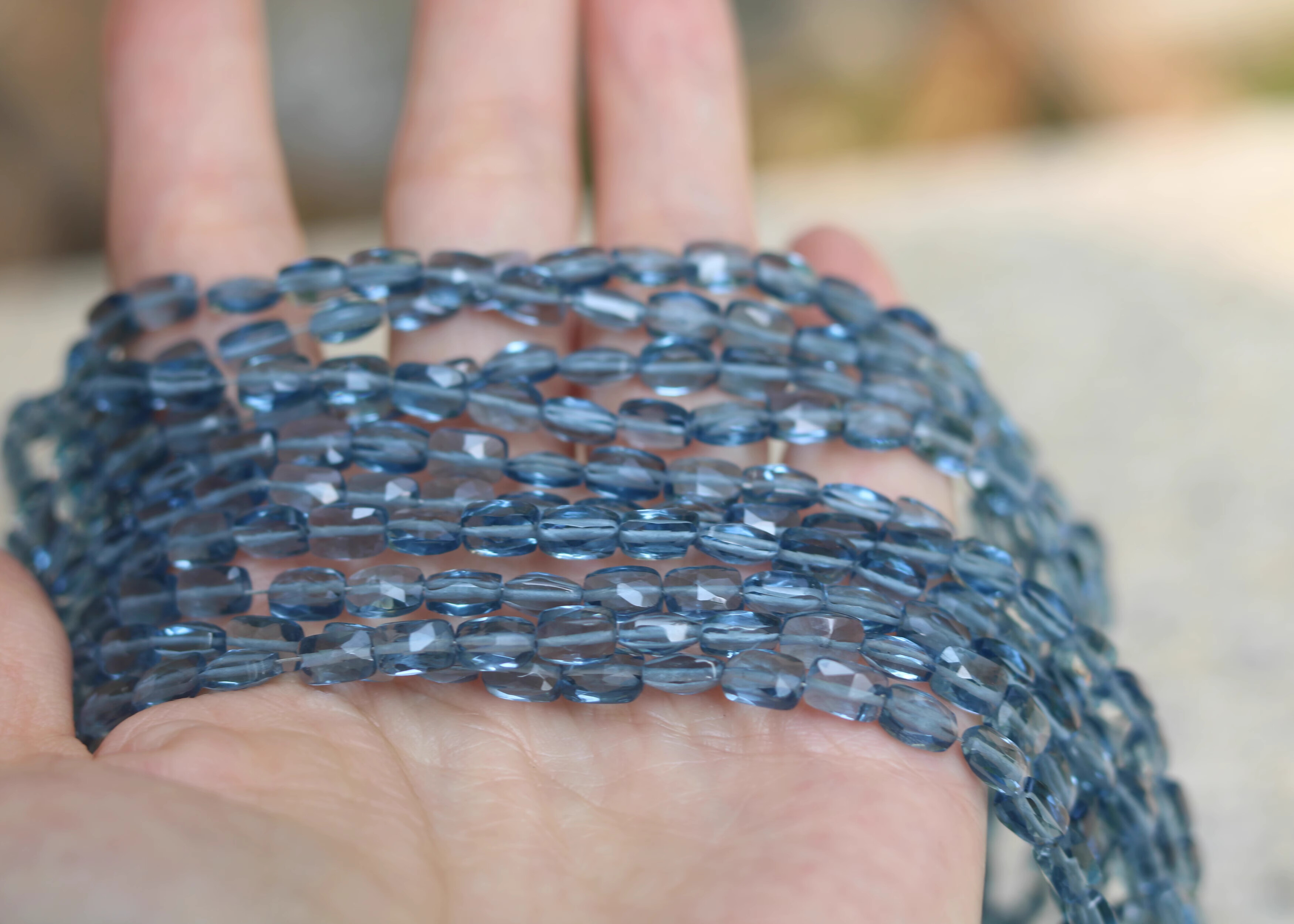 5pieces loose beads London blu - Jewelry Making In London ulasan dan harga