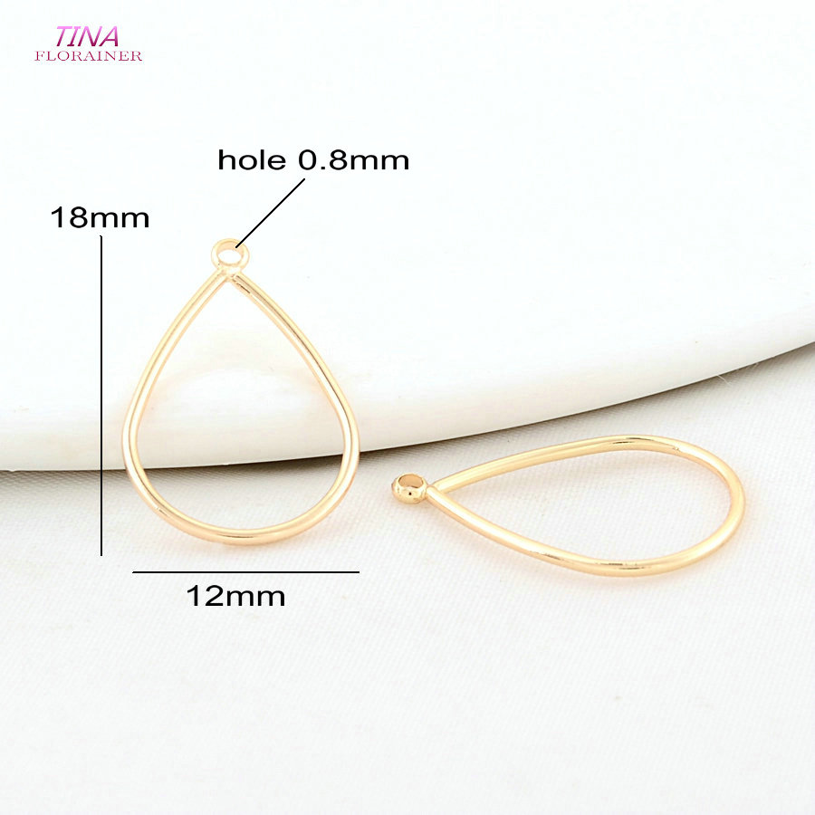 12*18MM 18K Gold Color Drop Sh - Jewelry Making Ring Tool ulasan dan harga