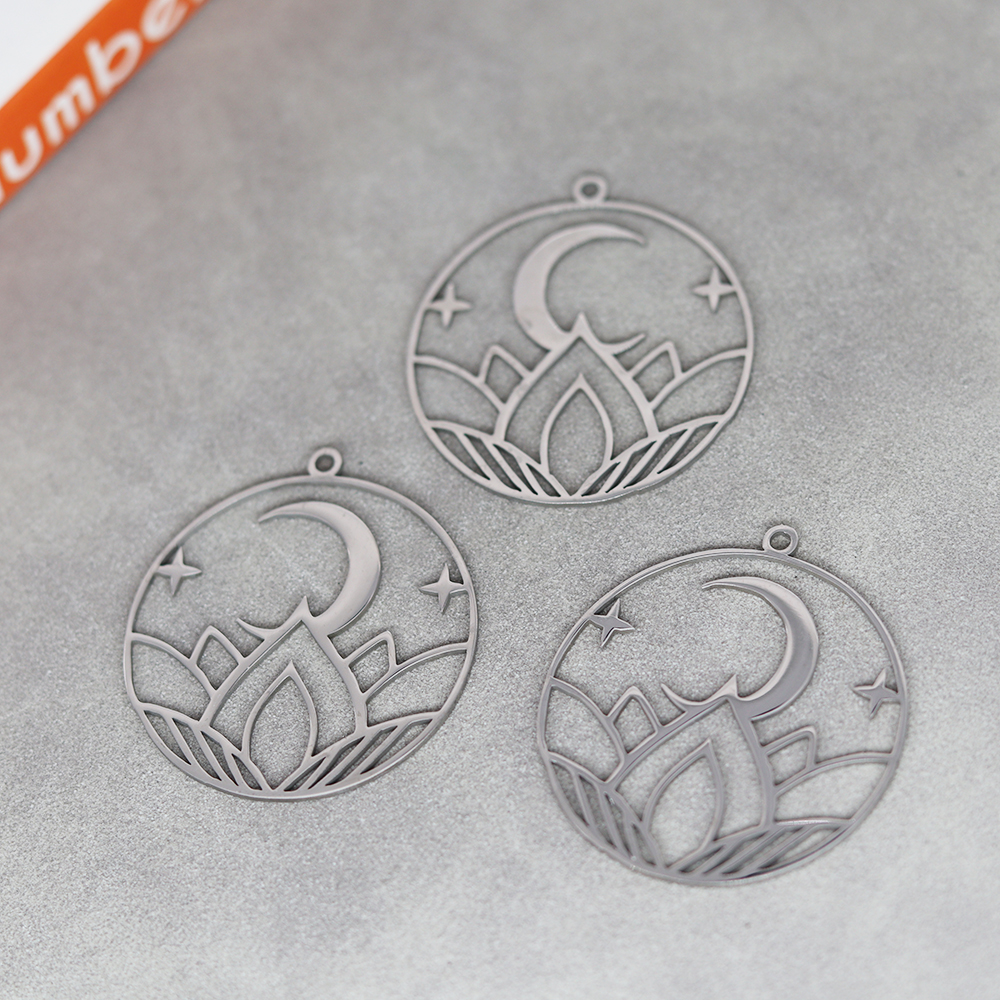 3pcs/Lot Stainless Steel Lotus - Jewelry Making Date Night ulasan dan harga