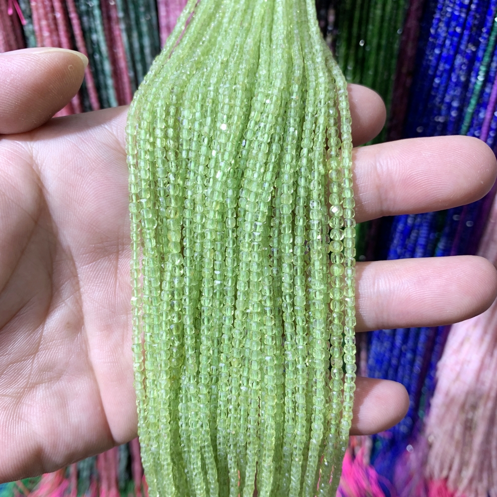 Natural Diopside Peridot 2mm F - Jewelry Making Classes ulasan dan harga