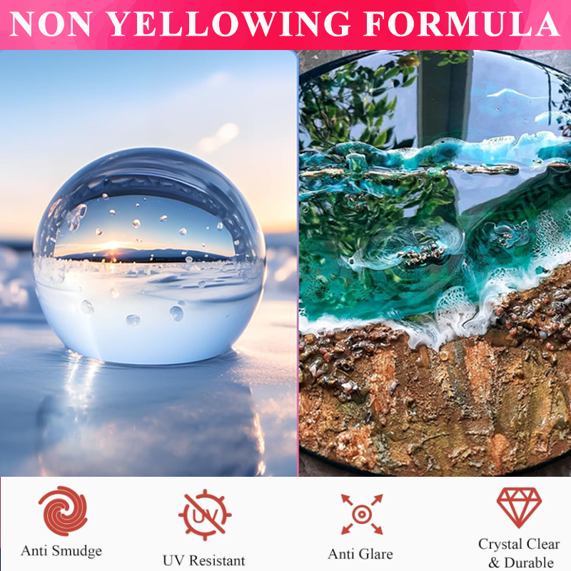 1:1 Crystal Clear Epoxy Resin  - Jewelry Making Board ulasan dan harga