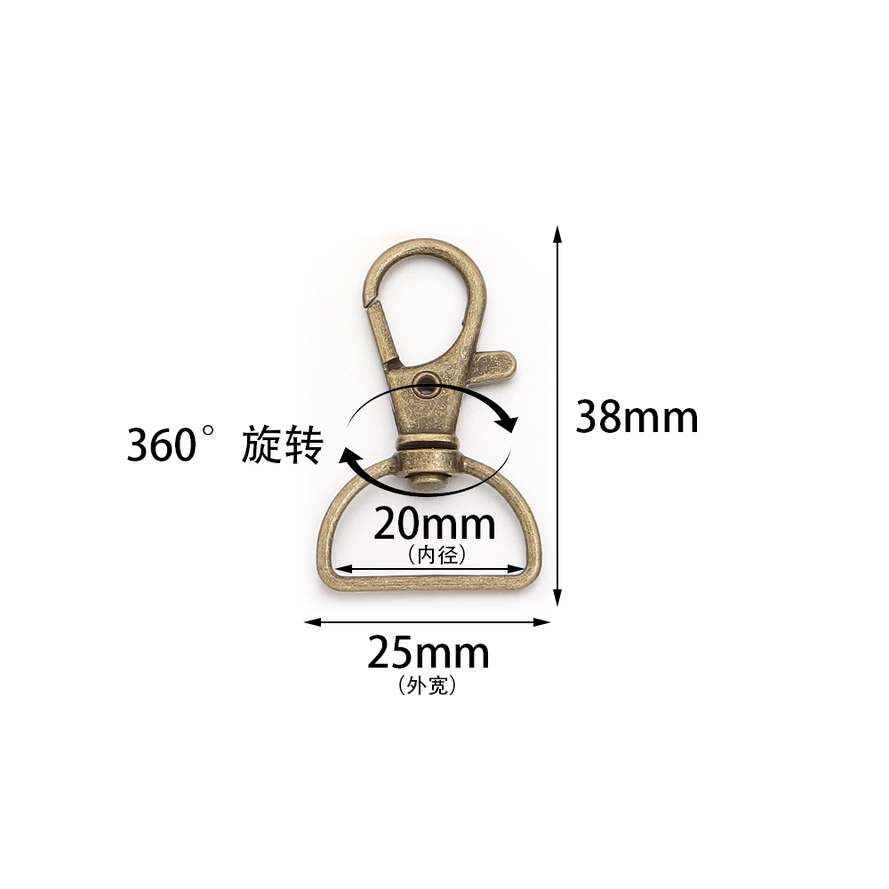 10pcs/lot Metal Swivel Clasps  - Jewelry Making Hardware ulasan dan harga