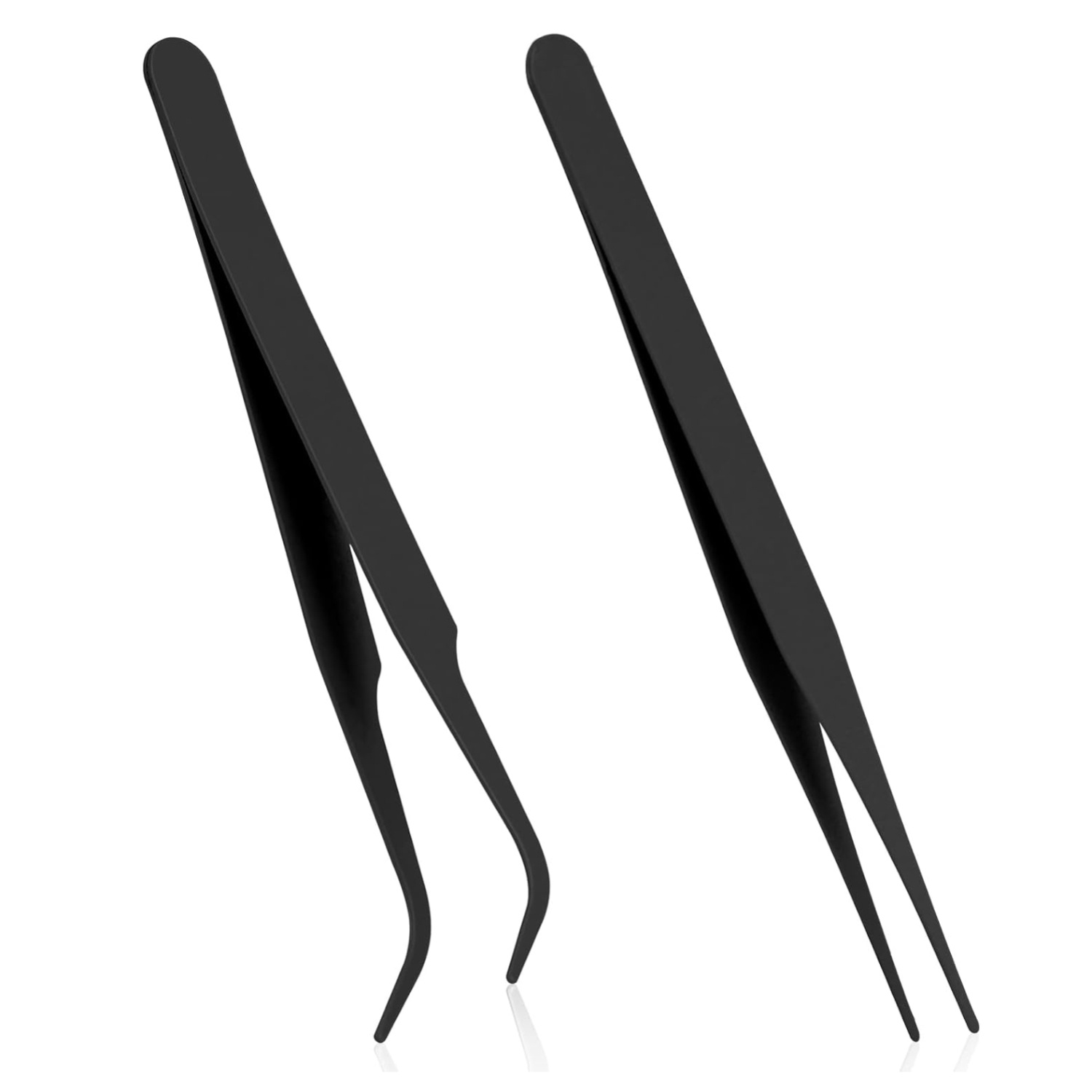 Black handmade tweezers 2-piec - Jewelry Making Tools ulasan dan harga