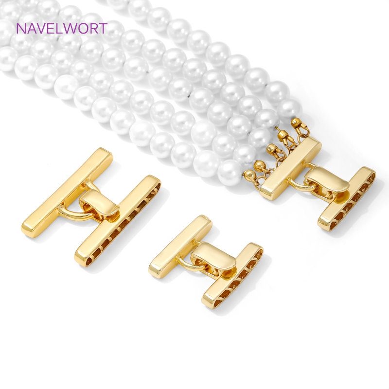 Multi Strands Necklace Clasp 1 - Jewelry Making Metal Supplies ulasan dan harga