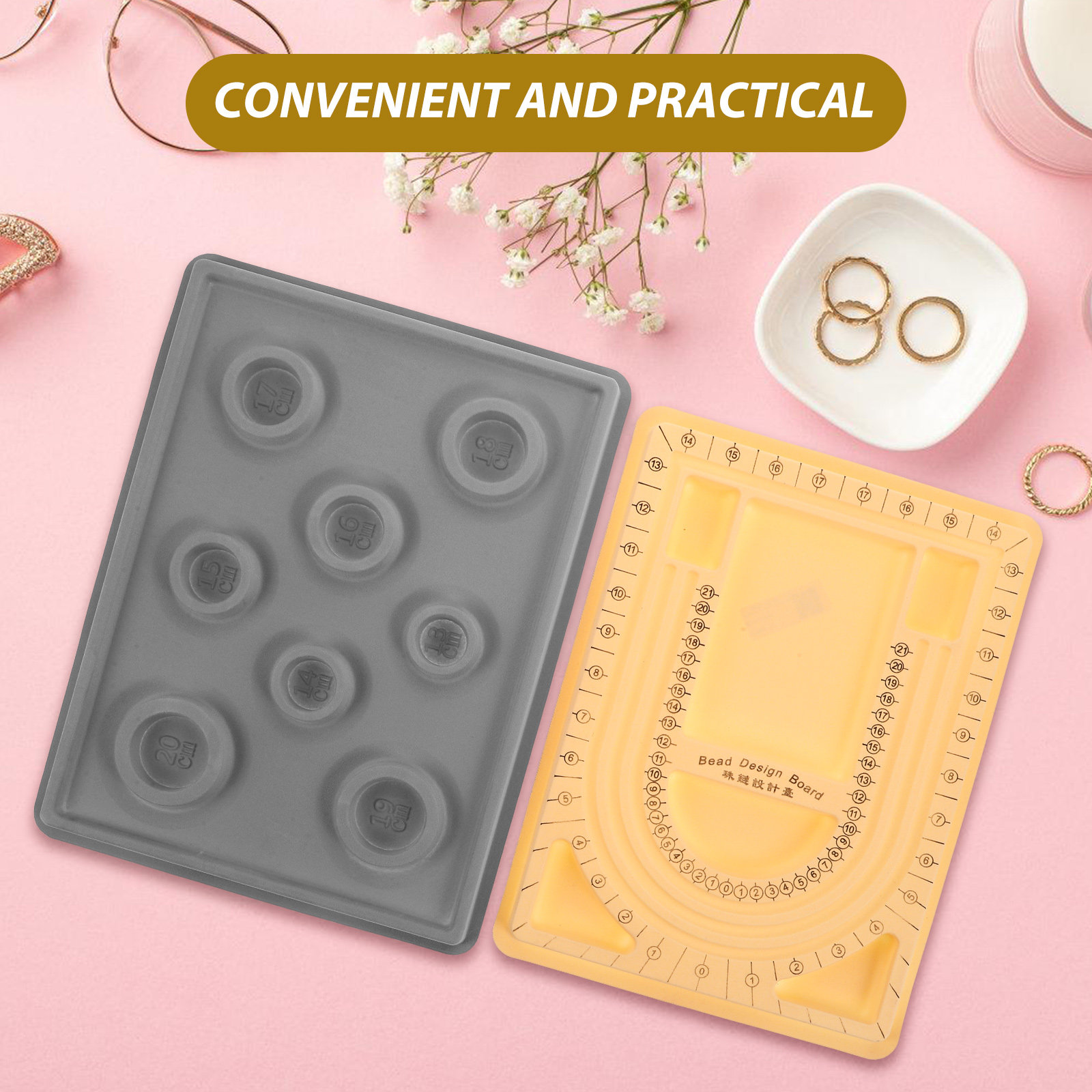 2Pcs Bead Board Jewelry Making - Jewelry Making Board ulasan dan harga