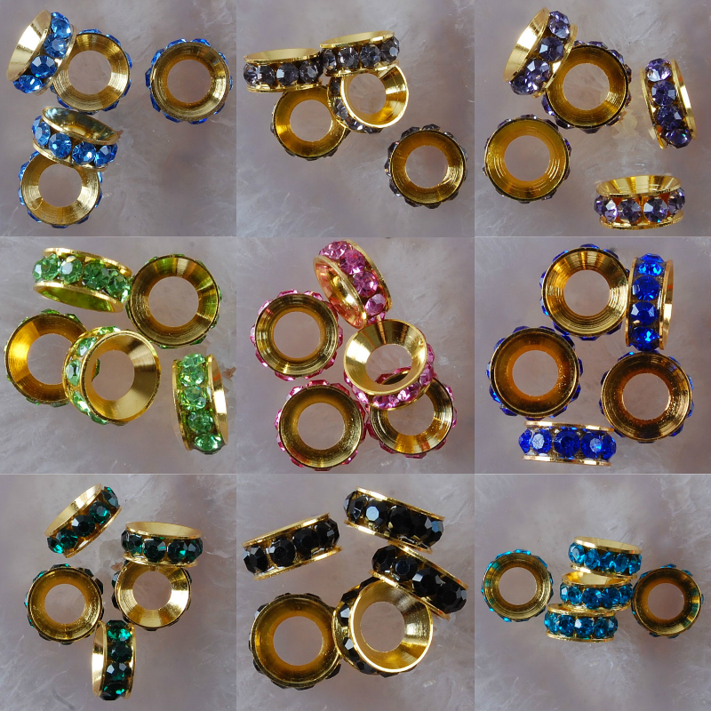 5Pcs 4x10mm Multicolor Crystal - Jewelry Making Classes ulasan dan harga