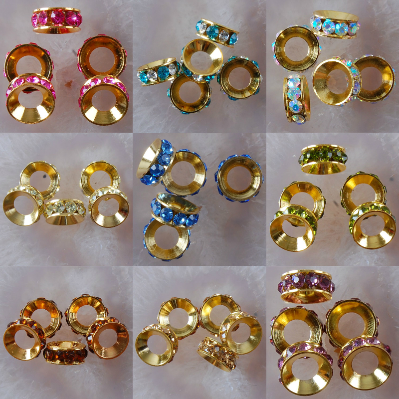 5Pcs 4x10mm Multicolor Crystal - Jewelry Making Classes ulasan dan harga
