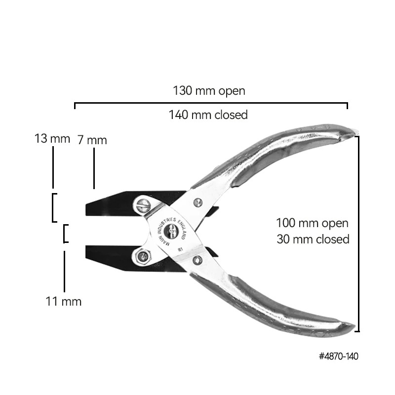 UK MAUN 140mm Smooth Jaws Flat - Jewelry Making Loop Pliers ulasan dan harga