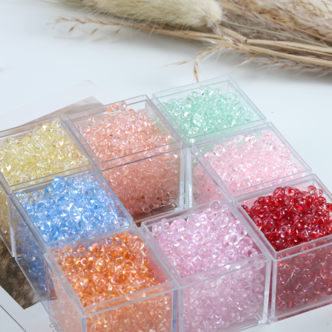2x4mm AB Glitter Abacus Class  - Jewelry Making Classes ulasan dan harga