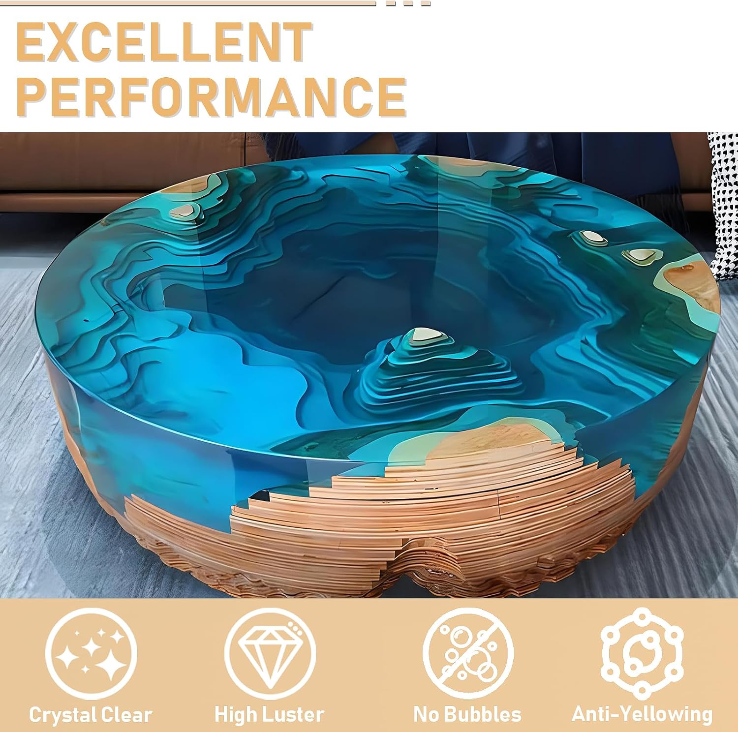17.6oz/33.8oz AB Resin Epoxy G - Jewelry Making Board ulasan dan harga