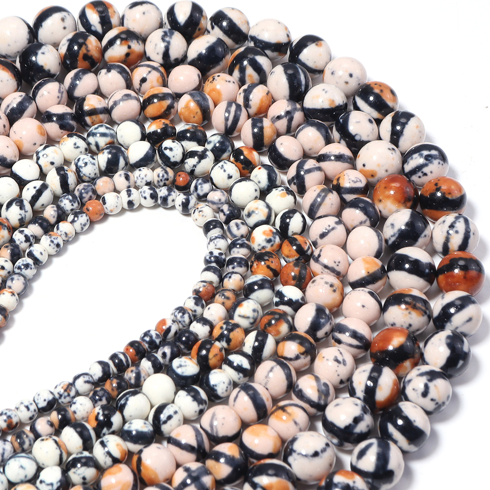 4 6 8 10mm Orange White Black  - Jewelry Making Gemstones ulasan dan harga