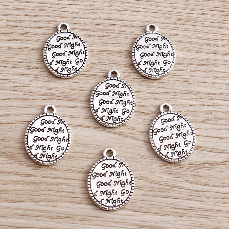 Tusember 15Pcs 15*21mm Alloy S - Jewelry Making Date Night ulasan dan harga