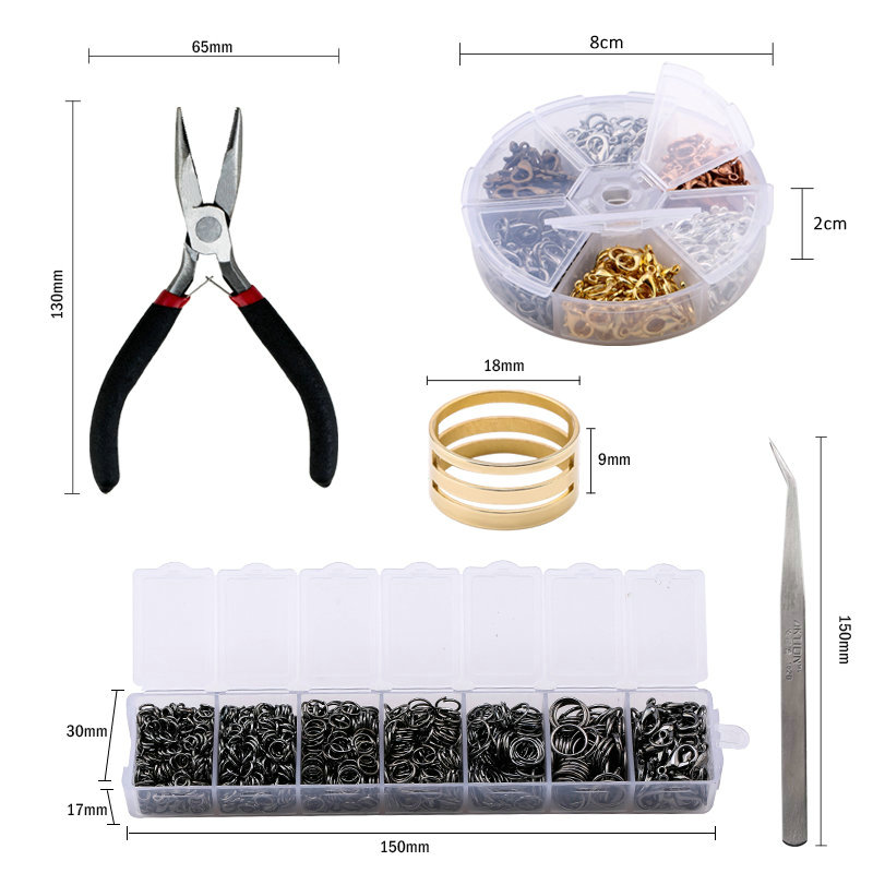 A Set Jewelry Findings Tool Se - Jewelry Making Loop Pliers ulasan dan harga
