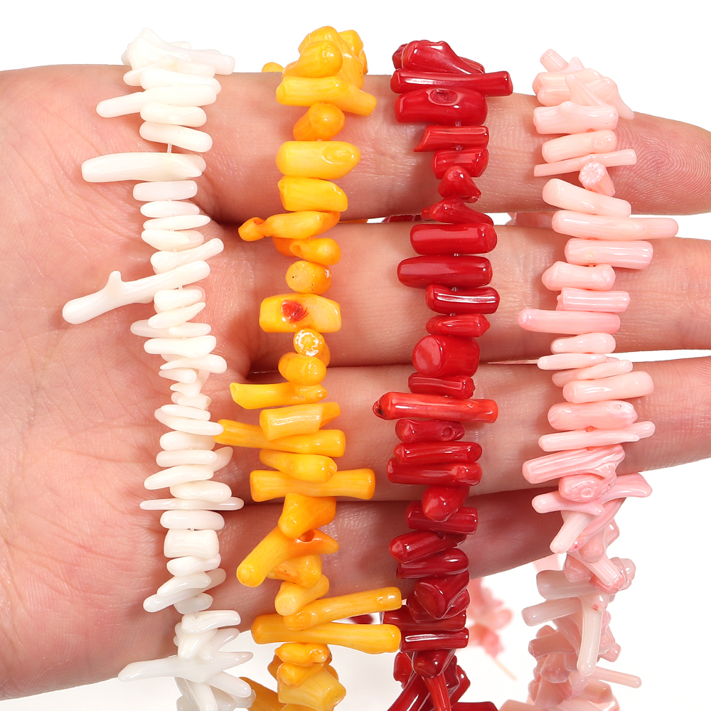 1Strand 6x15mm Natural Stone C - Jewelry Making Gemstones ulasan dan harga