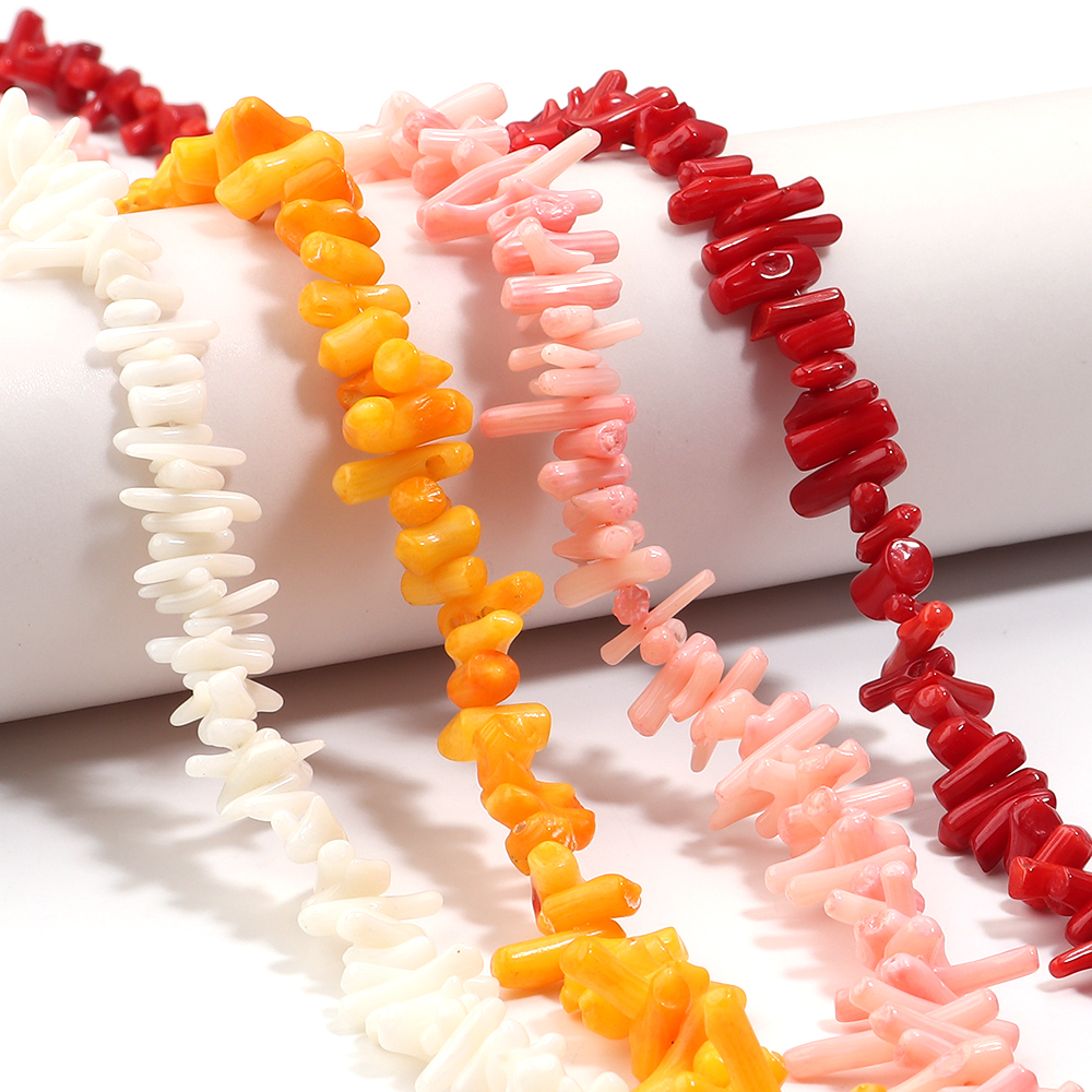 1Strand 6x15mm Natural Stone C - Jewelry Making Gemstones ulasan dan harga