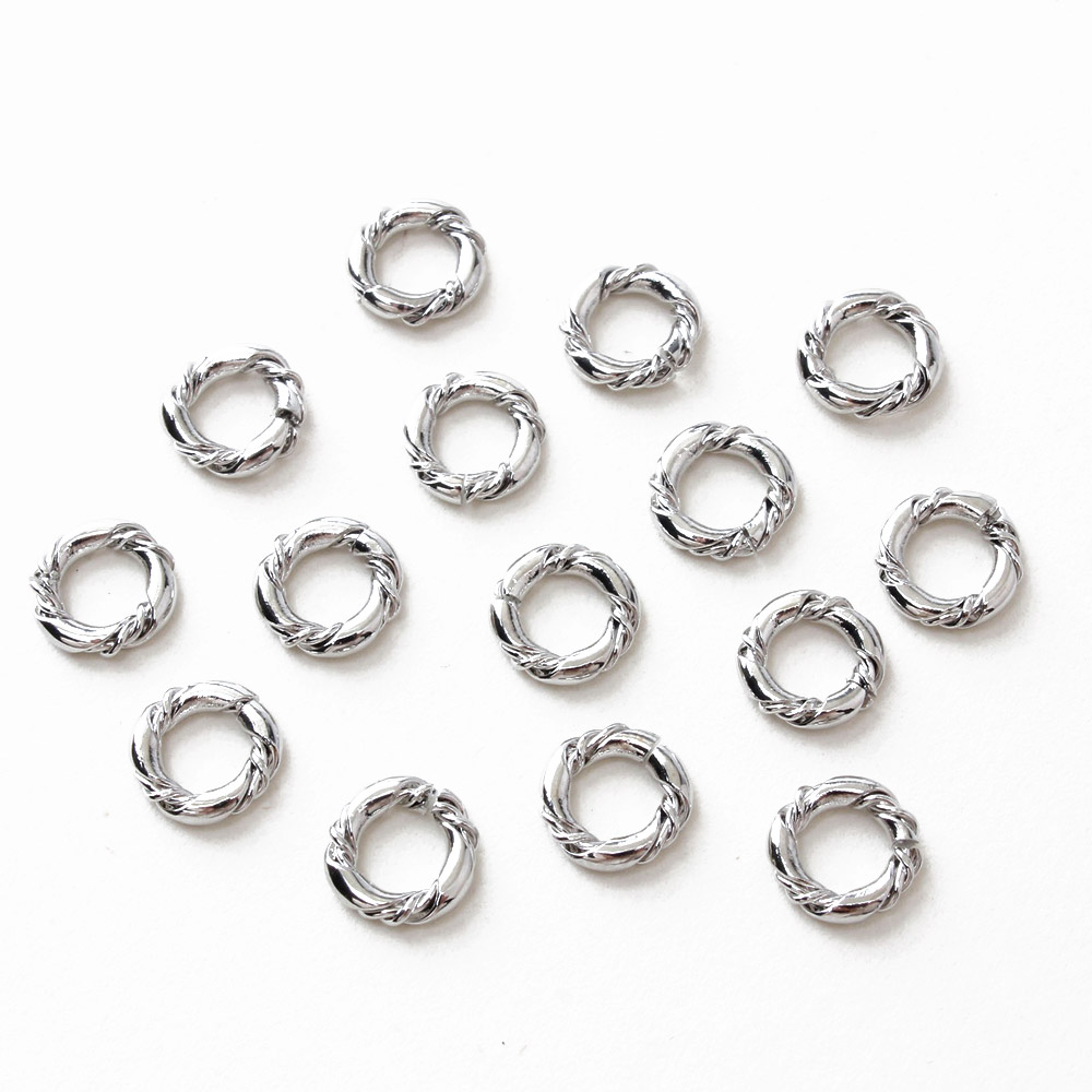 10PCS 18K Gold Plated 8mm open - Jewelry Making Ring Tool ulasan dan harga