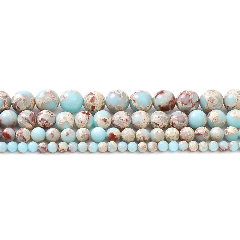 4/6/8/10mm Shoushan Stone Bead - Jewelry Making Gemstones ulasan dan harga
