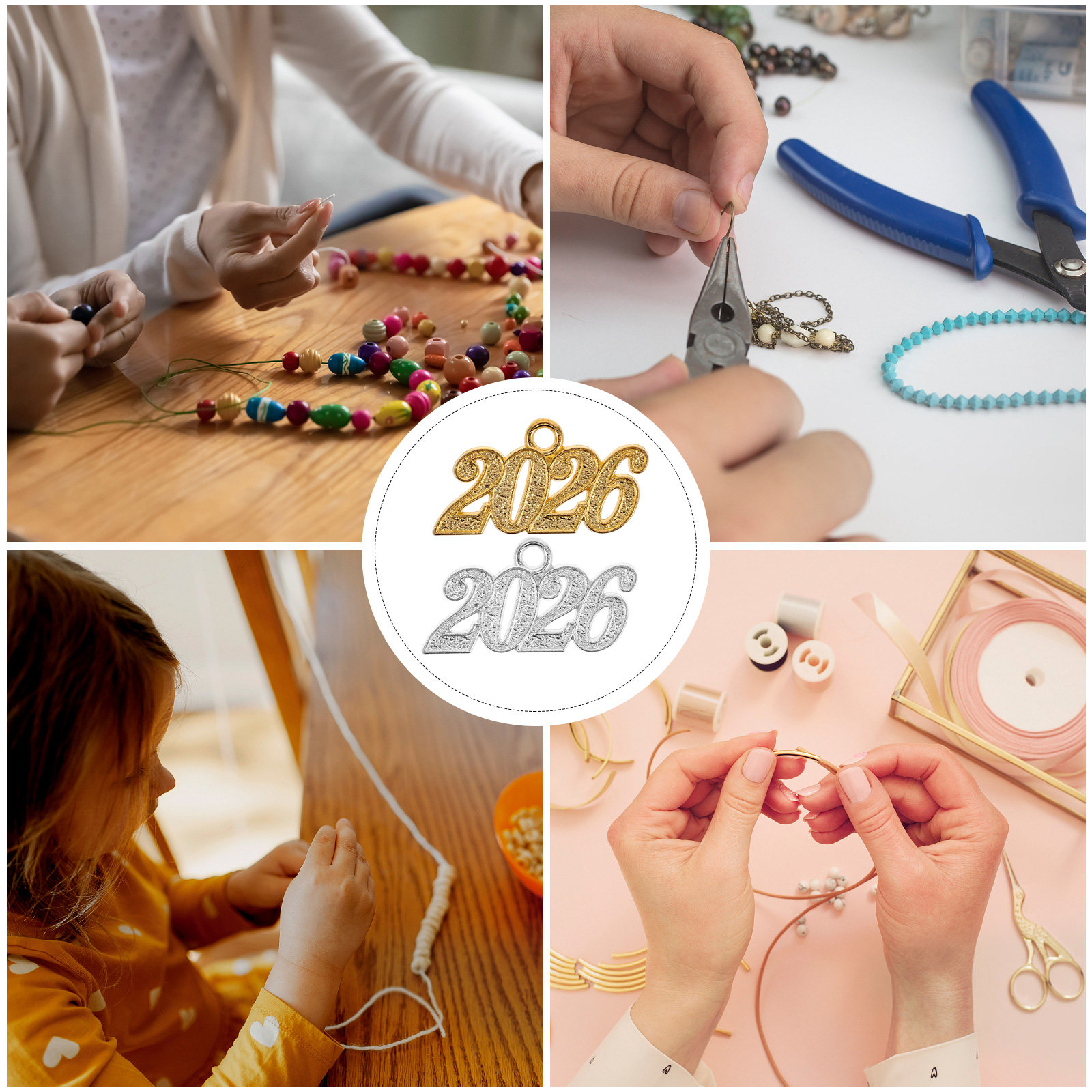 20Pcs 2026 Number Pendant Clas - Jewelry Making Classes ulasan dan harga