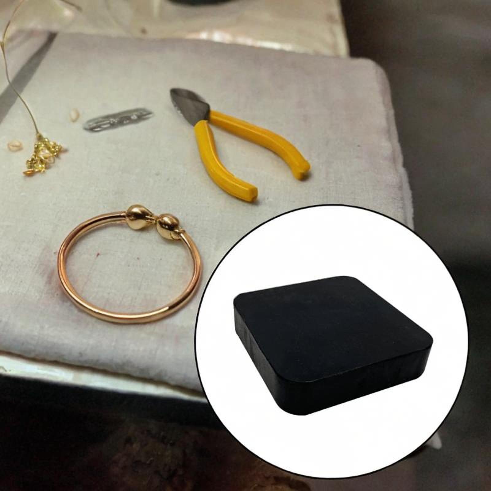Rubber Bench Block Stamping Ba - Xtool Jewelry Making ulasan dan harga