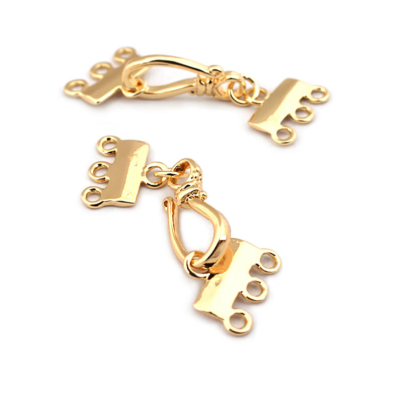 18K Gold Color Silver Color Br - Jewelry Making Findings ulasan dan harga
