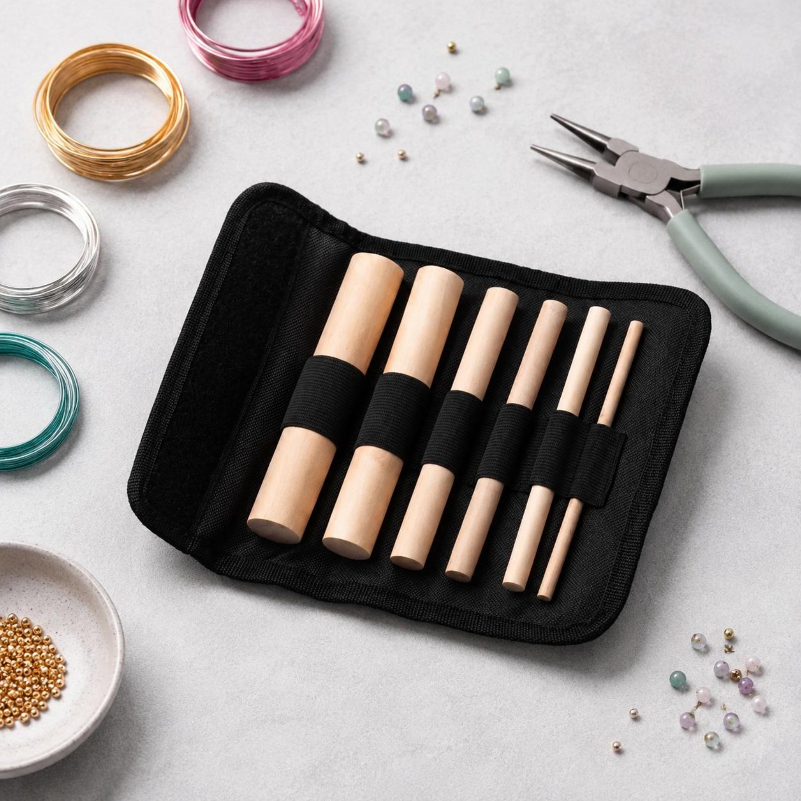 6 Pieces Wire Wrapping Mandrel - Jewelry Making Tools ulasan dan harga